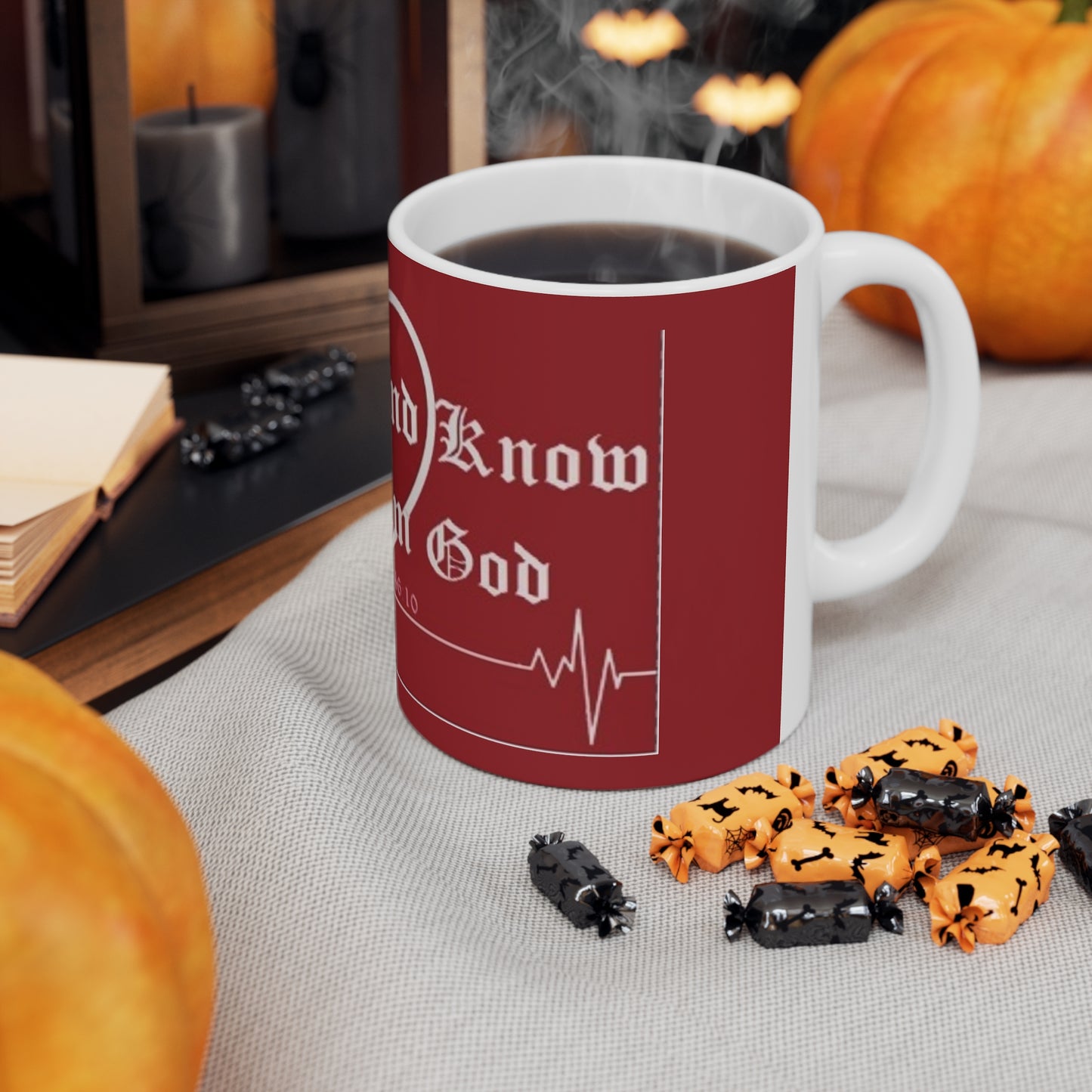 Psalms 46:10 "Be still, and know that I am God" Ceramic Mug 11oz
