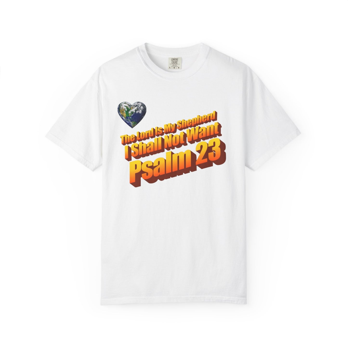 23rd Psalm Faith-Inspired Unisex T-Shirt Religious Casual Style