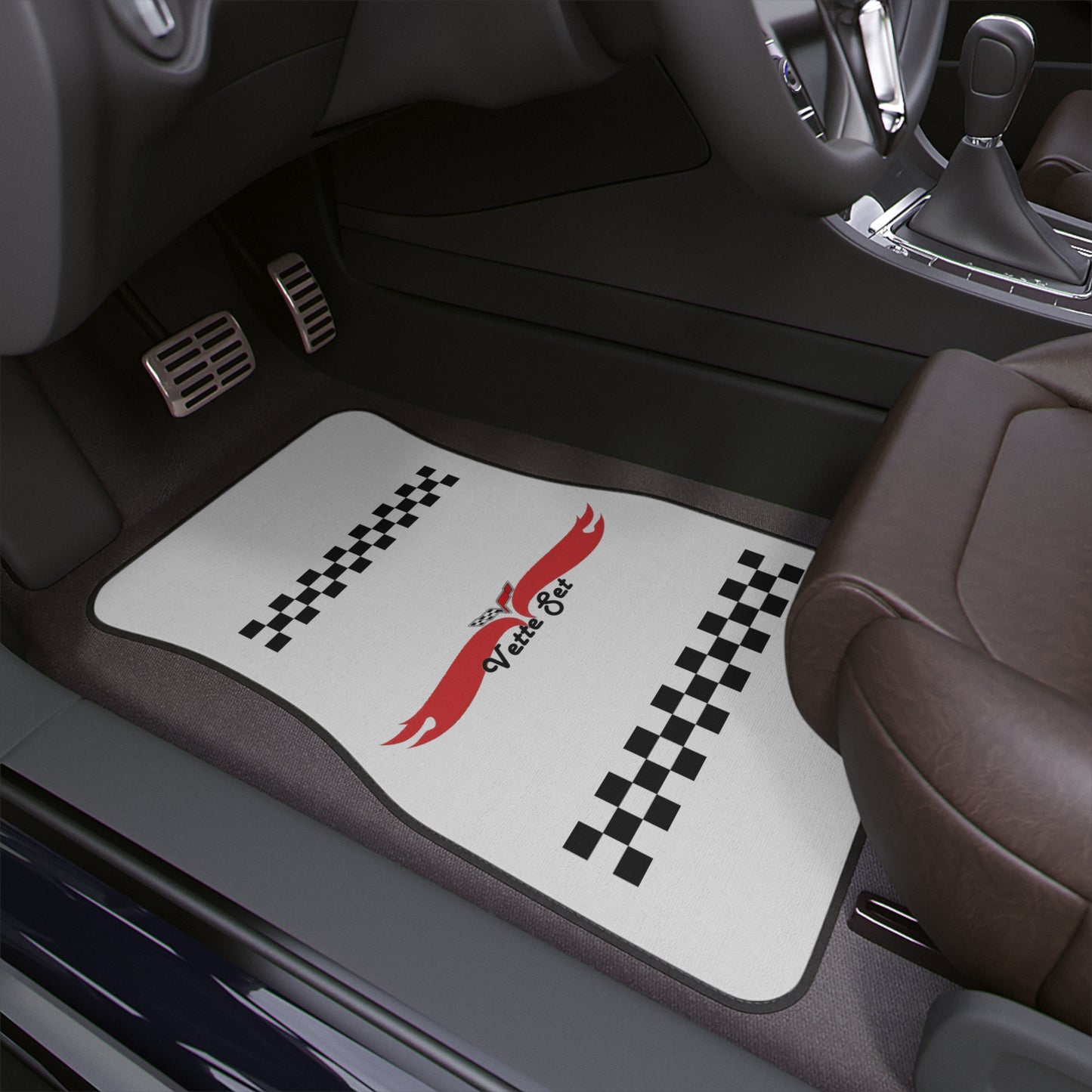 Vette Set Corvette Car Floor Mats, 1pc