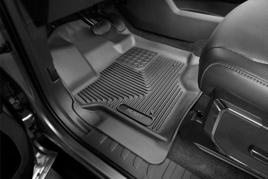 Husky Liners 21-23 Ford F-150 CC SC X-Act Contour Front & Second Row Seat Floor Liners - Black