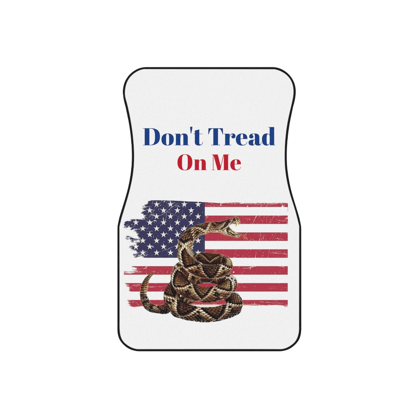 Don' Tread On Me Car Floor Mats (2x Front)