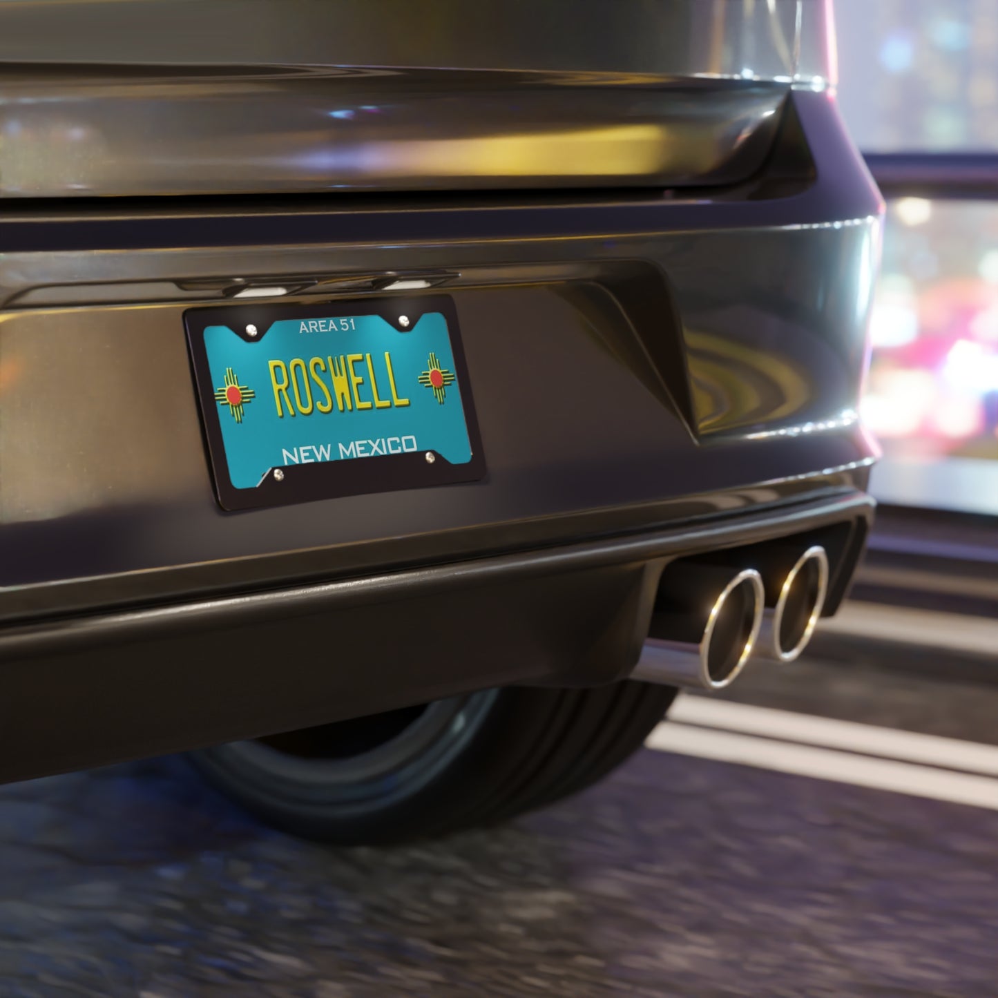 Area 51 Roswell New Mexico Vanity License Plate