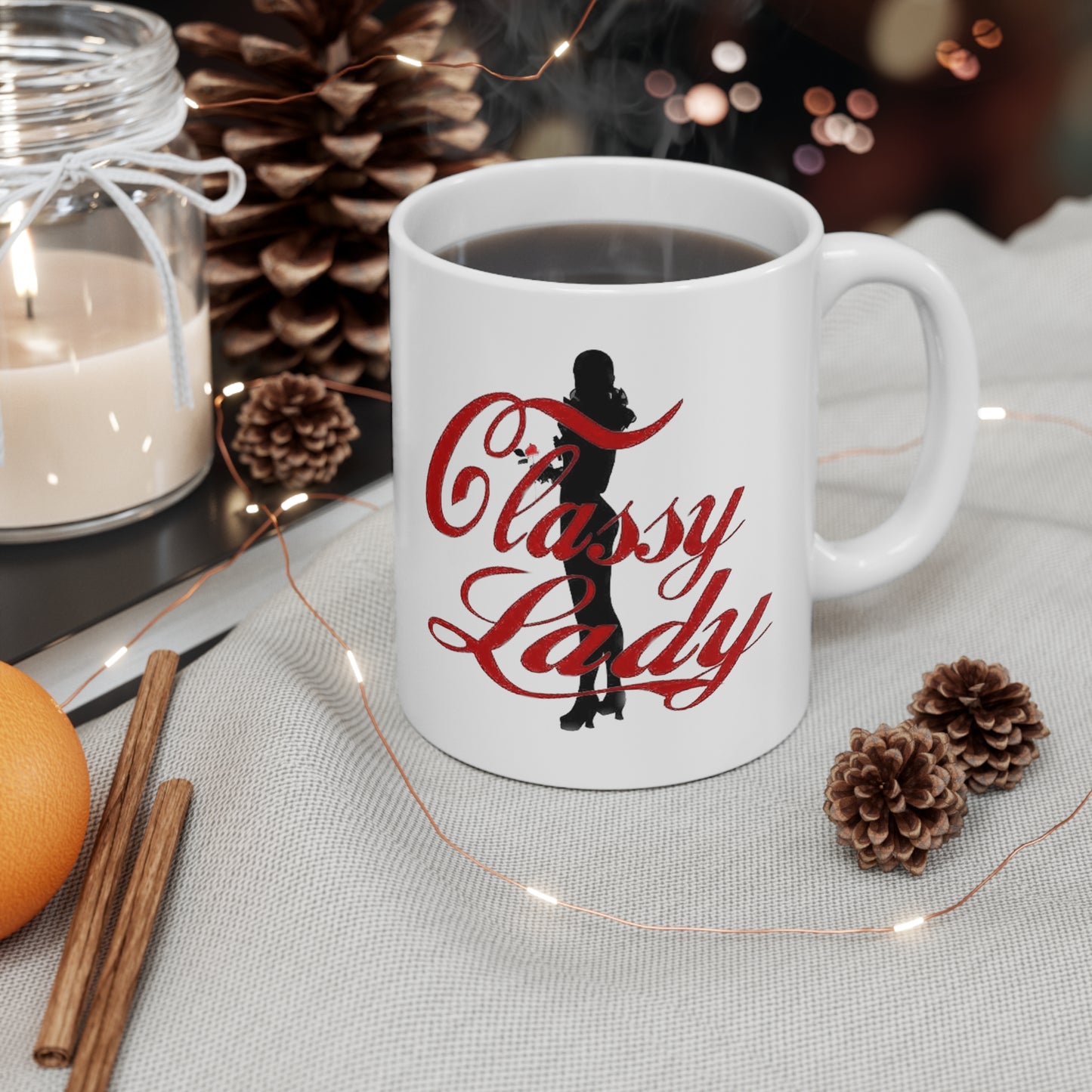 Classy Lady Ceramic Mug 11oz