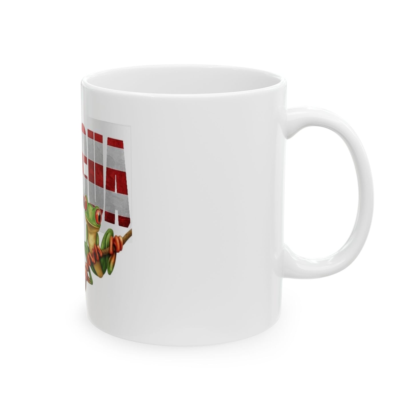 Boricua Coquito Frog Ceramic Mug