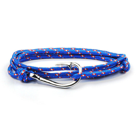 Fashion Hot Multilayer Rope Bracelet hope Anchor Sailor Anchor Bracelets For Men and Women Best Gift Hook Bracelet