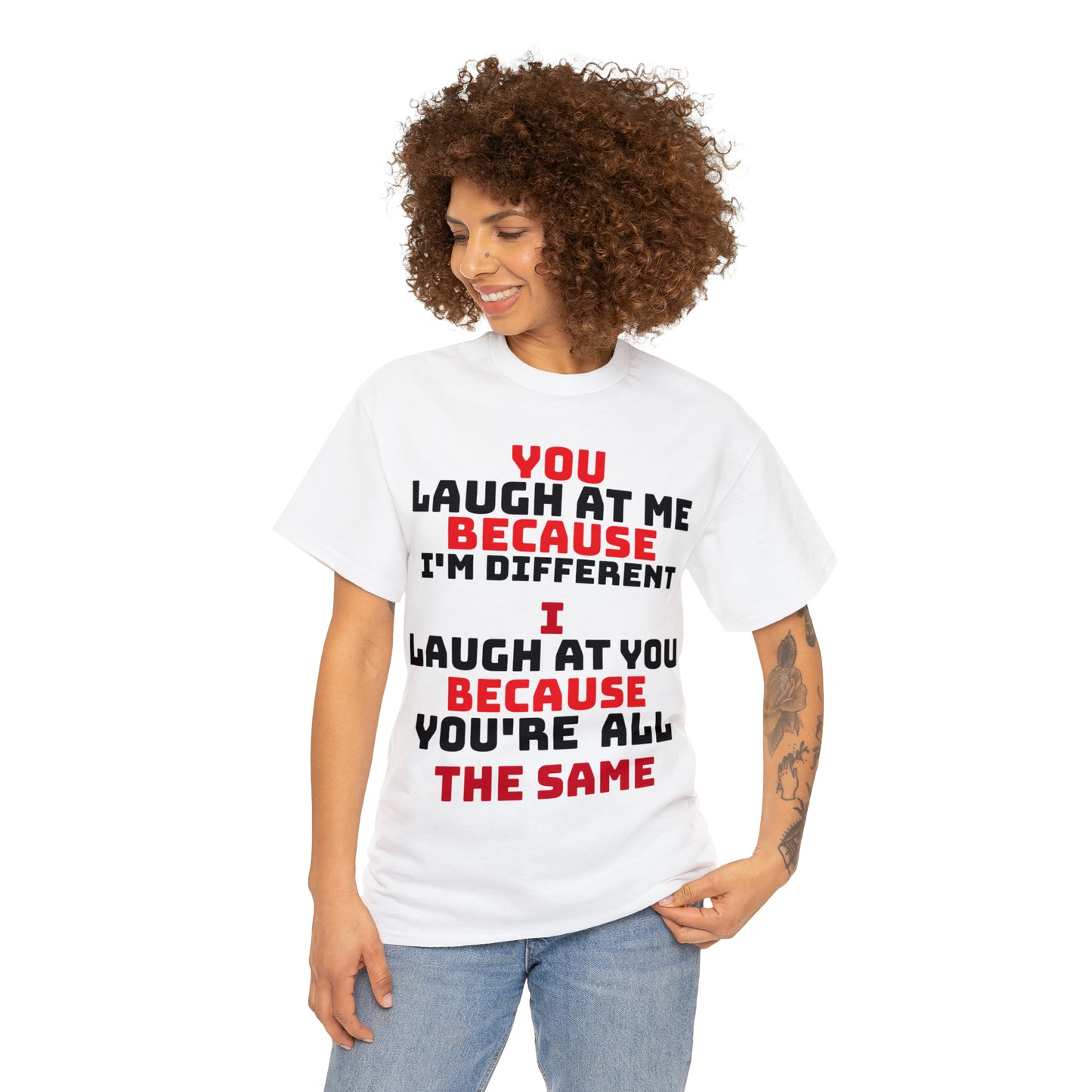 Laugh At Me Unisex Heavy Cotton Tee