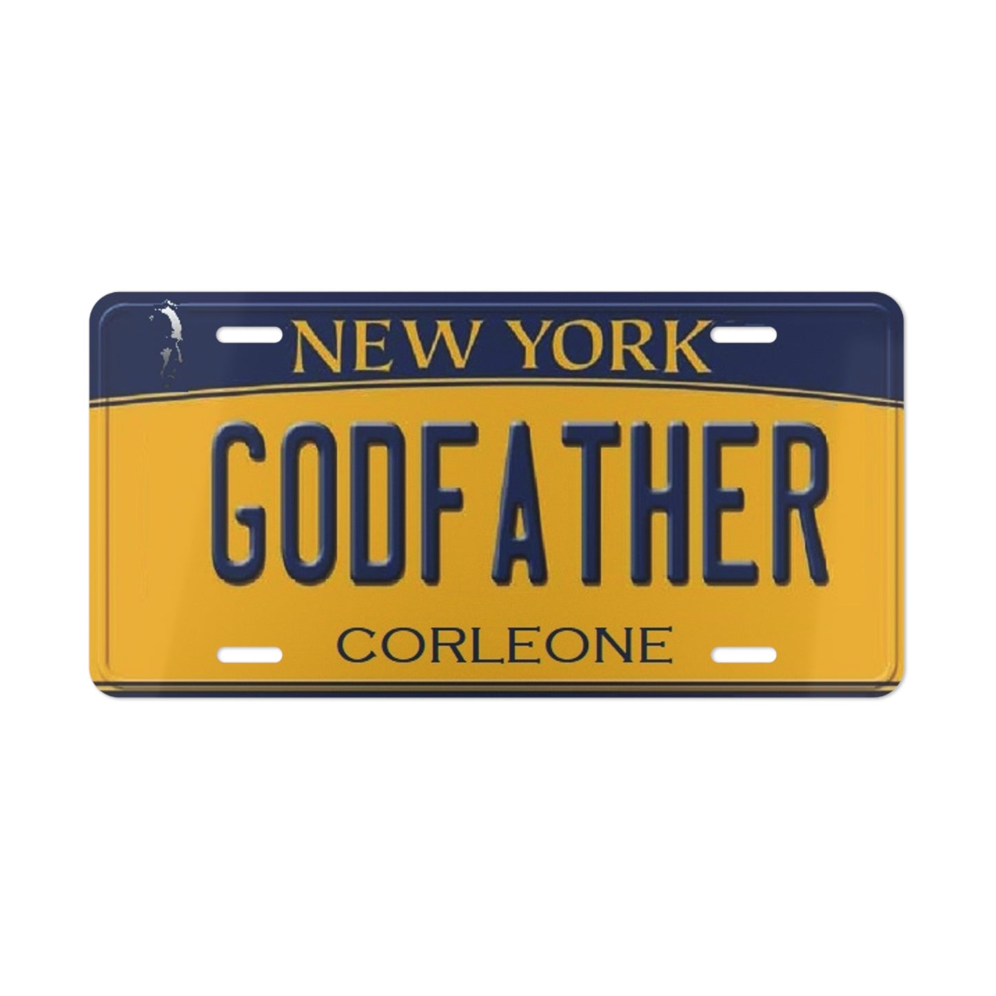 Godfather Corleone Vanity License Plate