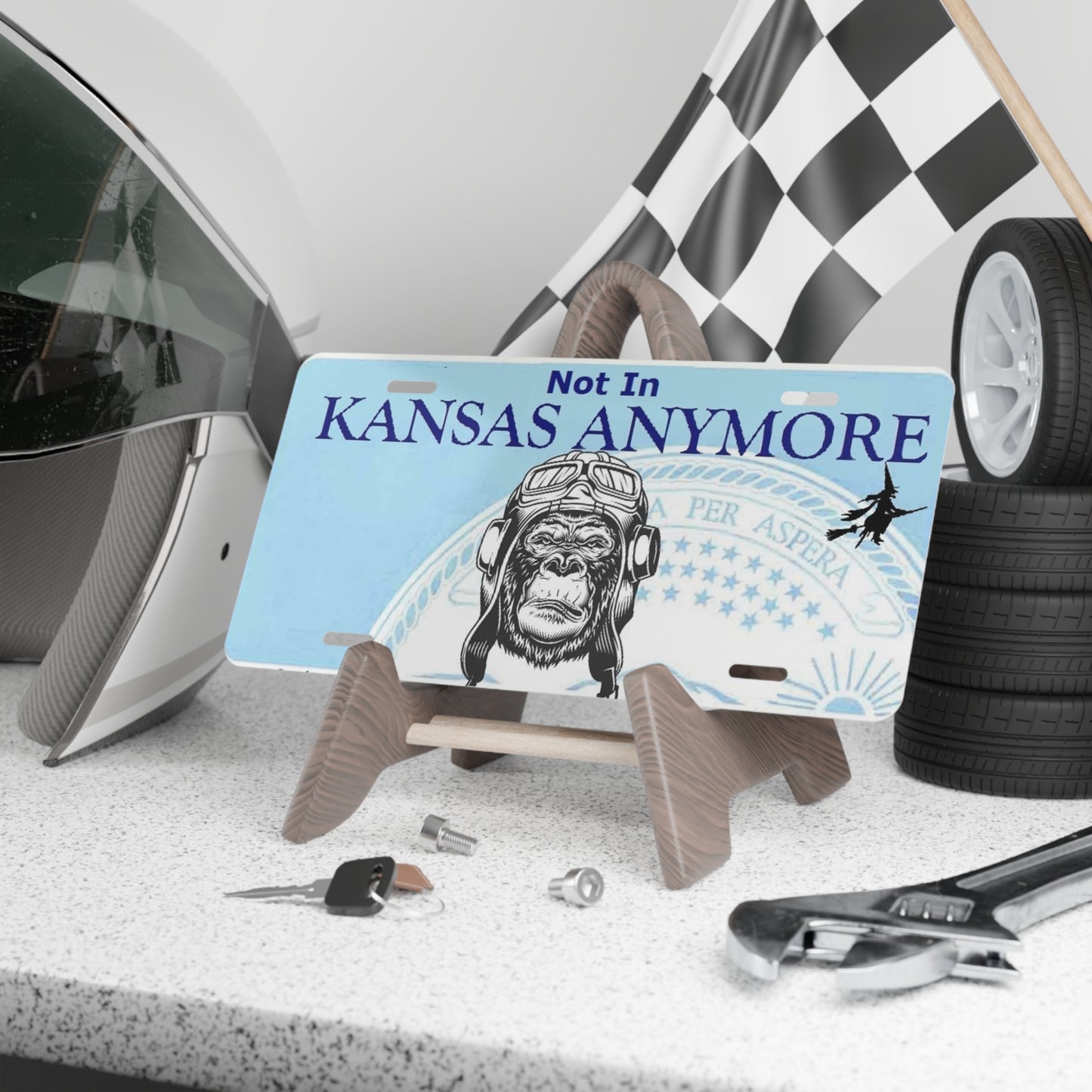 You're Not In Kansas Anymore Vanity License Plate