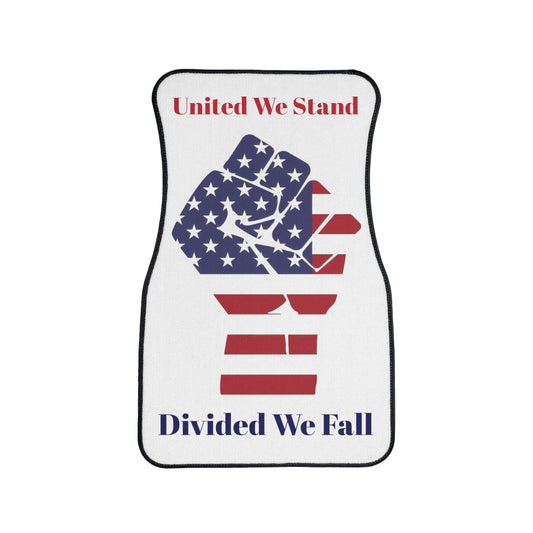 United We Stand American Flag Car Floor Mat,