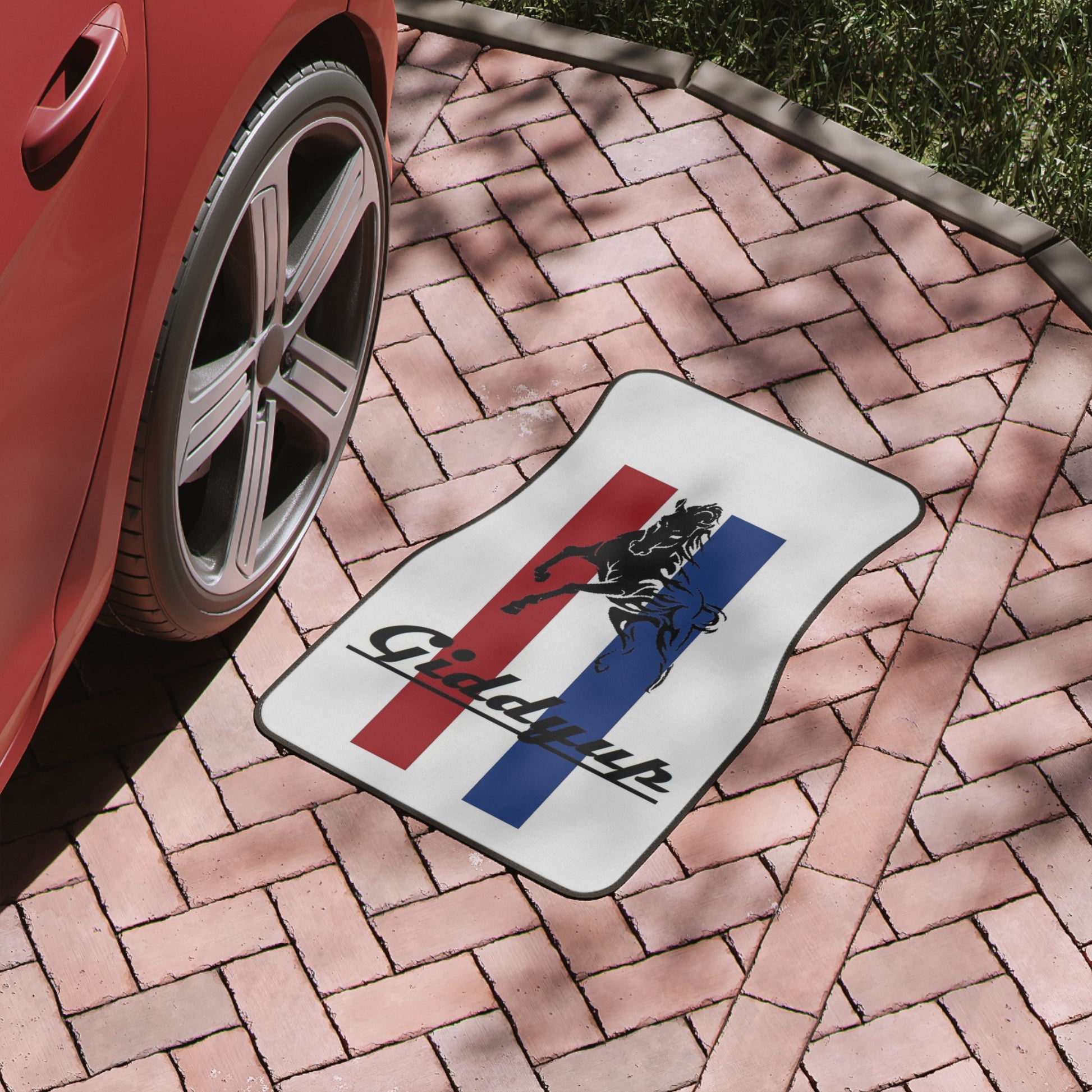 Giddyup Car Floor Mat In Context
