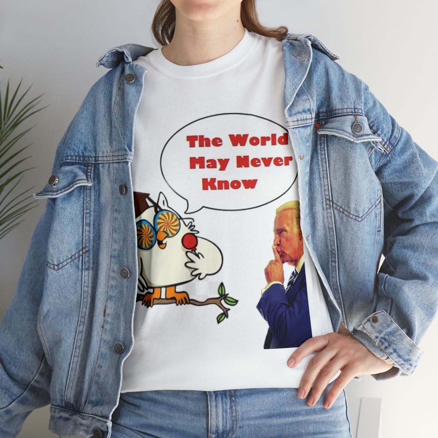 Biden Secrets The World May Never Know Unisex Heavy Cotton Tee