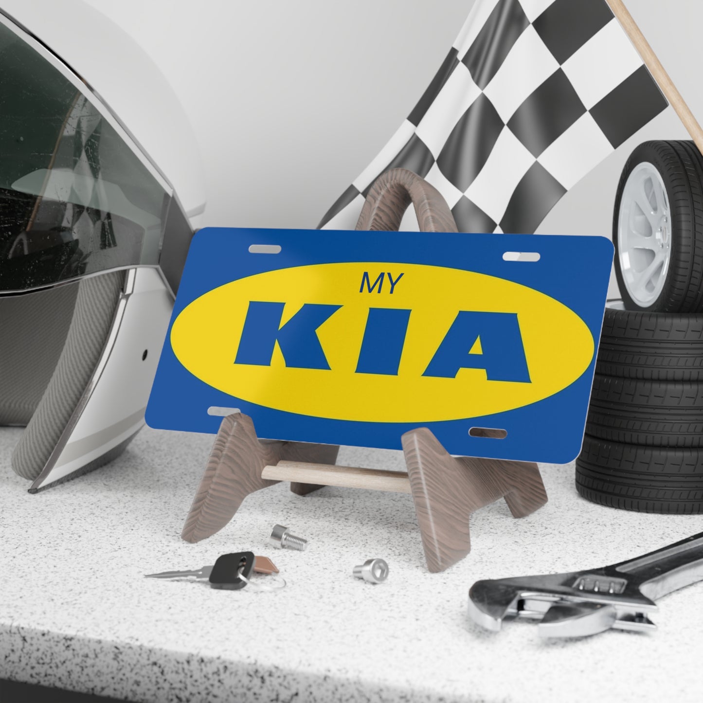 My KIA - Not IKEA Vanity License Plate