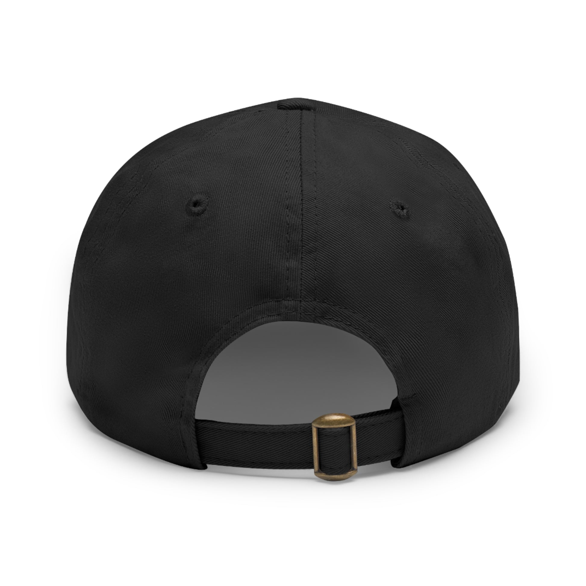 Rear View Back Go Knicks Hat with Leather Patch
