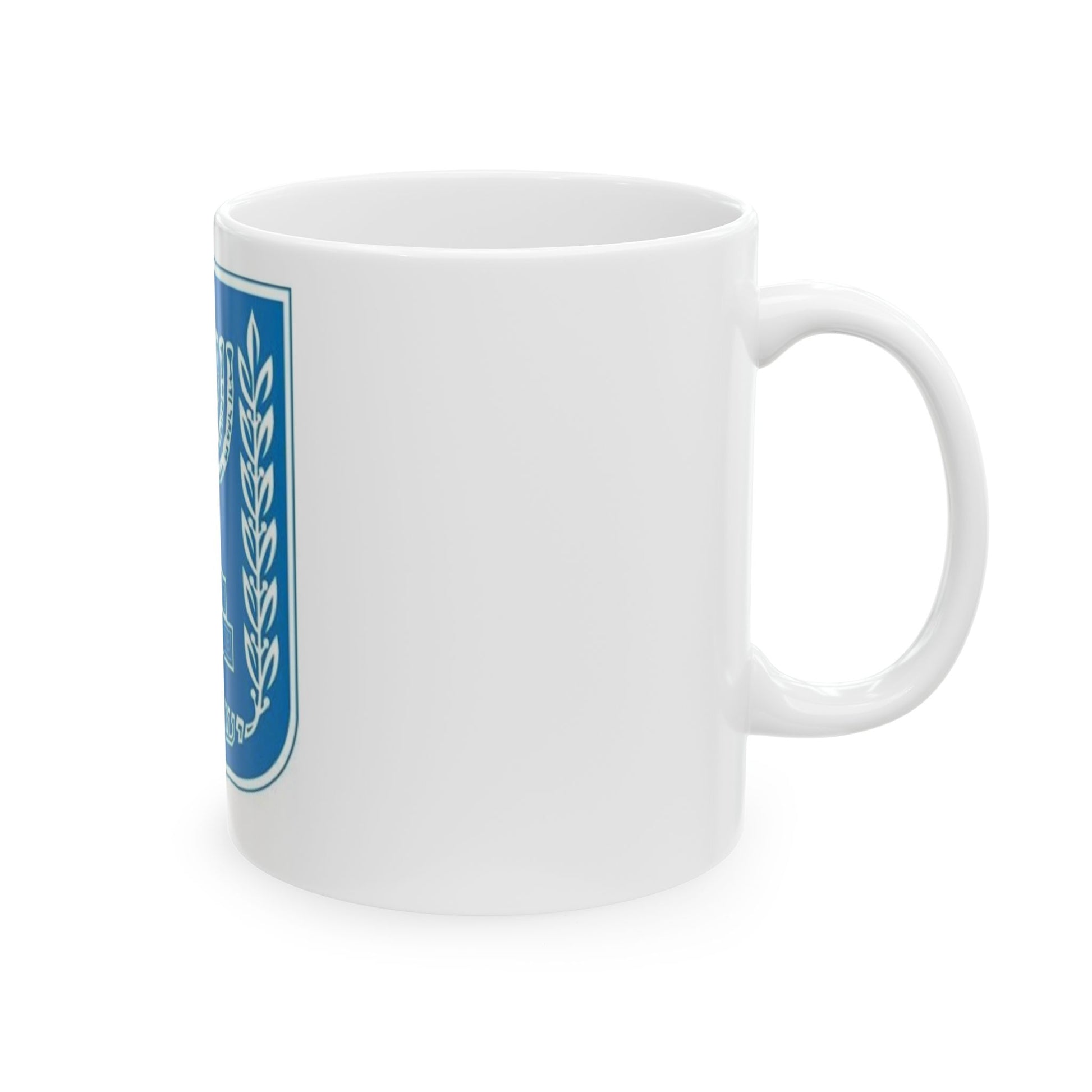 Right Side Emblem Of Israel 11 Oz. Ceramic Mug