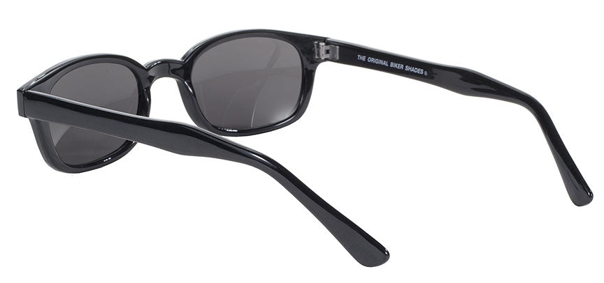 Back Slanted Sunglasses KD'S Black FRAME/SMOKE LENS