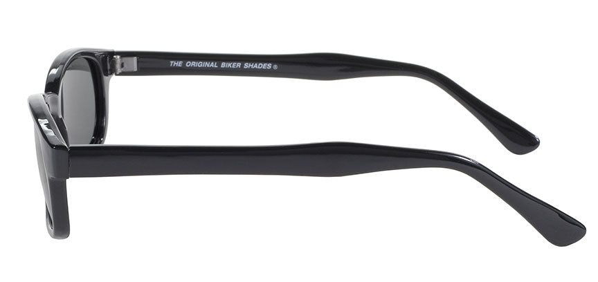 Left Side Angle Sunglasses KD'S Black FRAME/GRAY POLARIZED LENS