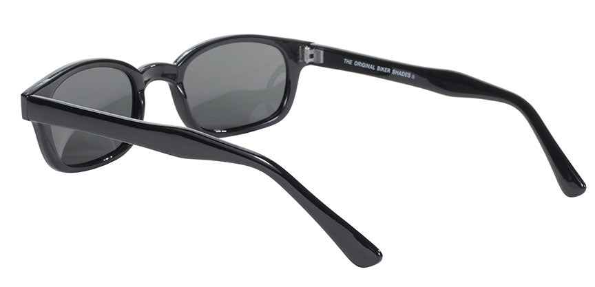 Rear Right Angle Sunglasses KD'S Black FRAME/GRAY POLARIZED LENS