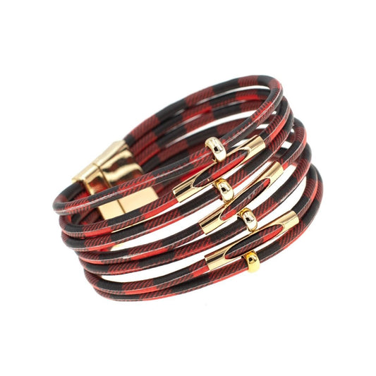 Red Buffalo Magnetic Bracelet