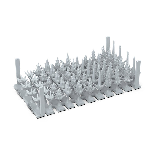AK Interactive Basing Bits: Weapons Shot FX (54 Pieces)