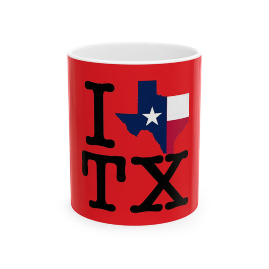 I Love Texas 11 Oz. Ceramic Mug