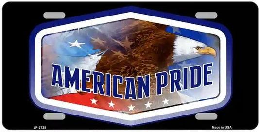 American Pride Metal Novelty License Plate