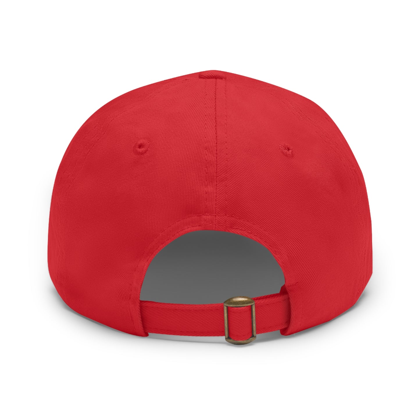 Rear View Red Go Celtics Ball Cap Hat with Leather Patch