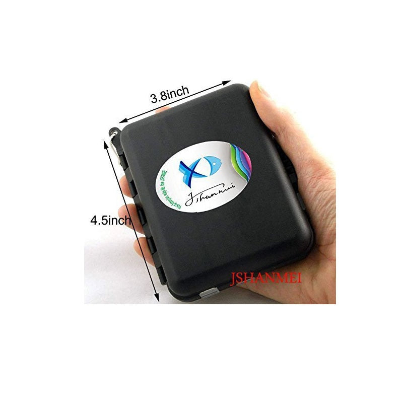 plastic box and fishing beads, high carbon steel hooks, brass swivels, stainless steel snap, lead sinker.