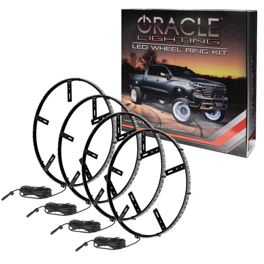 Oracle Lighting LED wheel ring kit with packaging on a white background