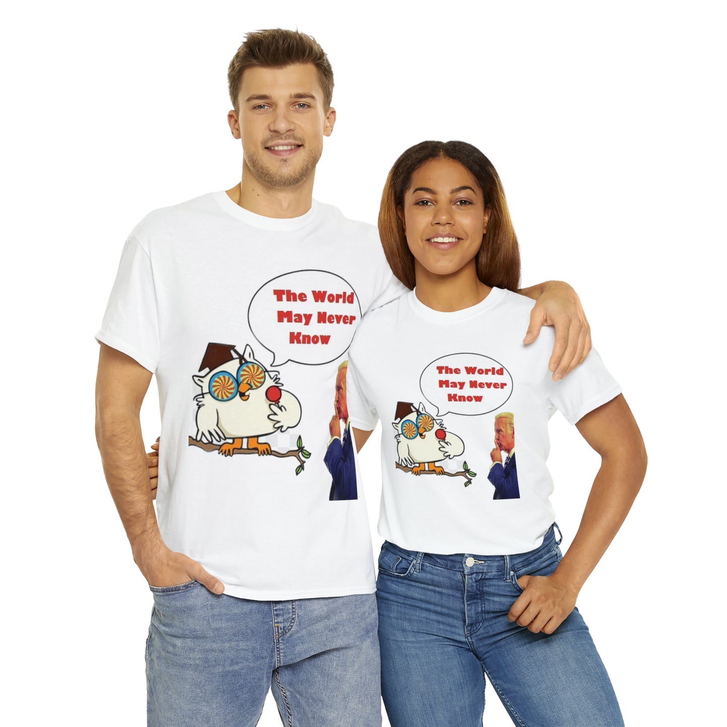 Biden Secrets The World May Never Know Unisex Heavy Cotton Tee