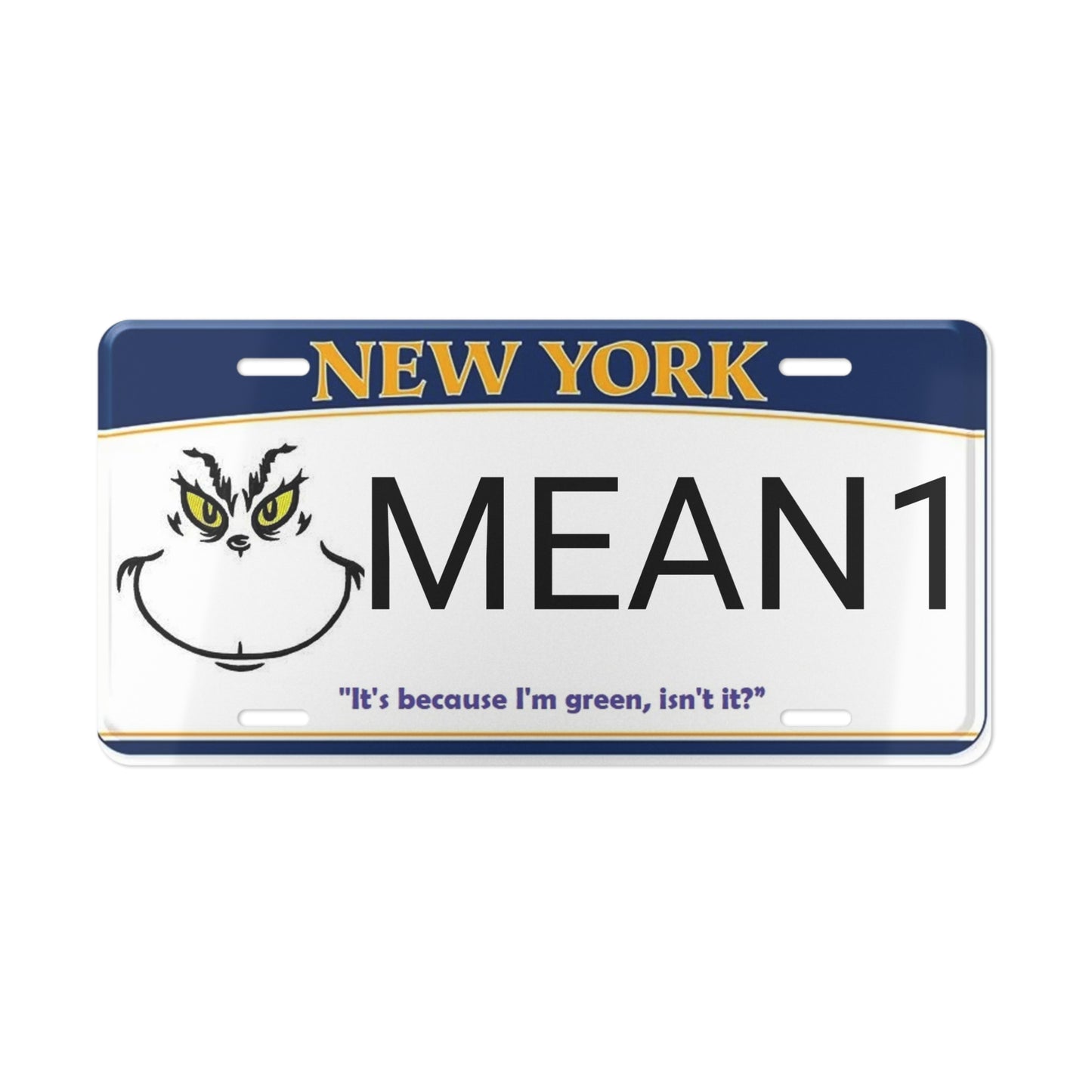 Mean One Vanity License Plate