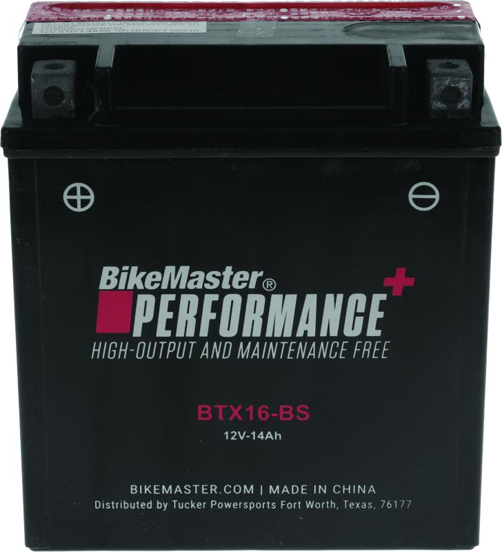 BikeMaster Battery - BTX16-BS