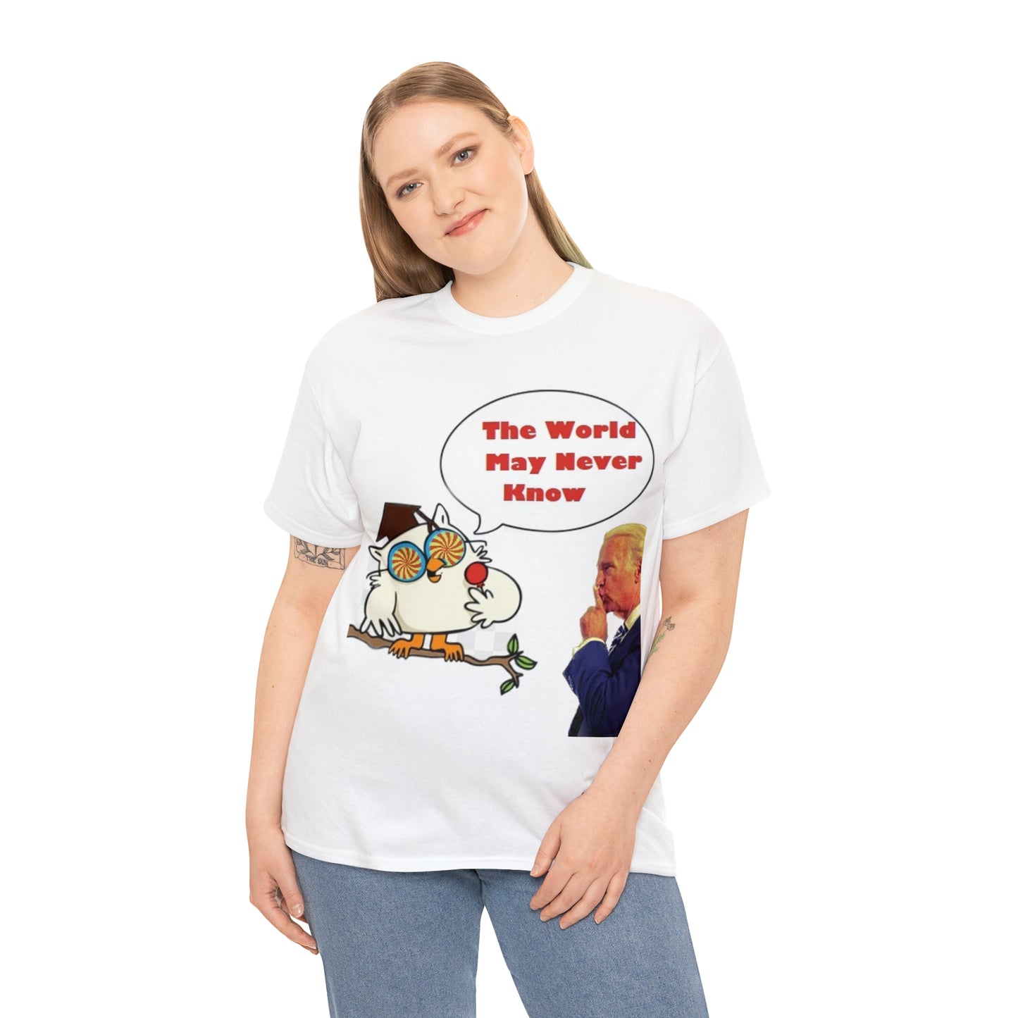 Biden Secrets The World May Never Know Unisex Heavy Cotton Tee