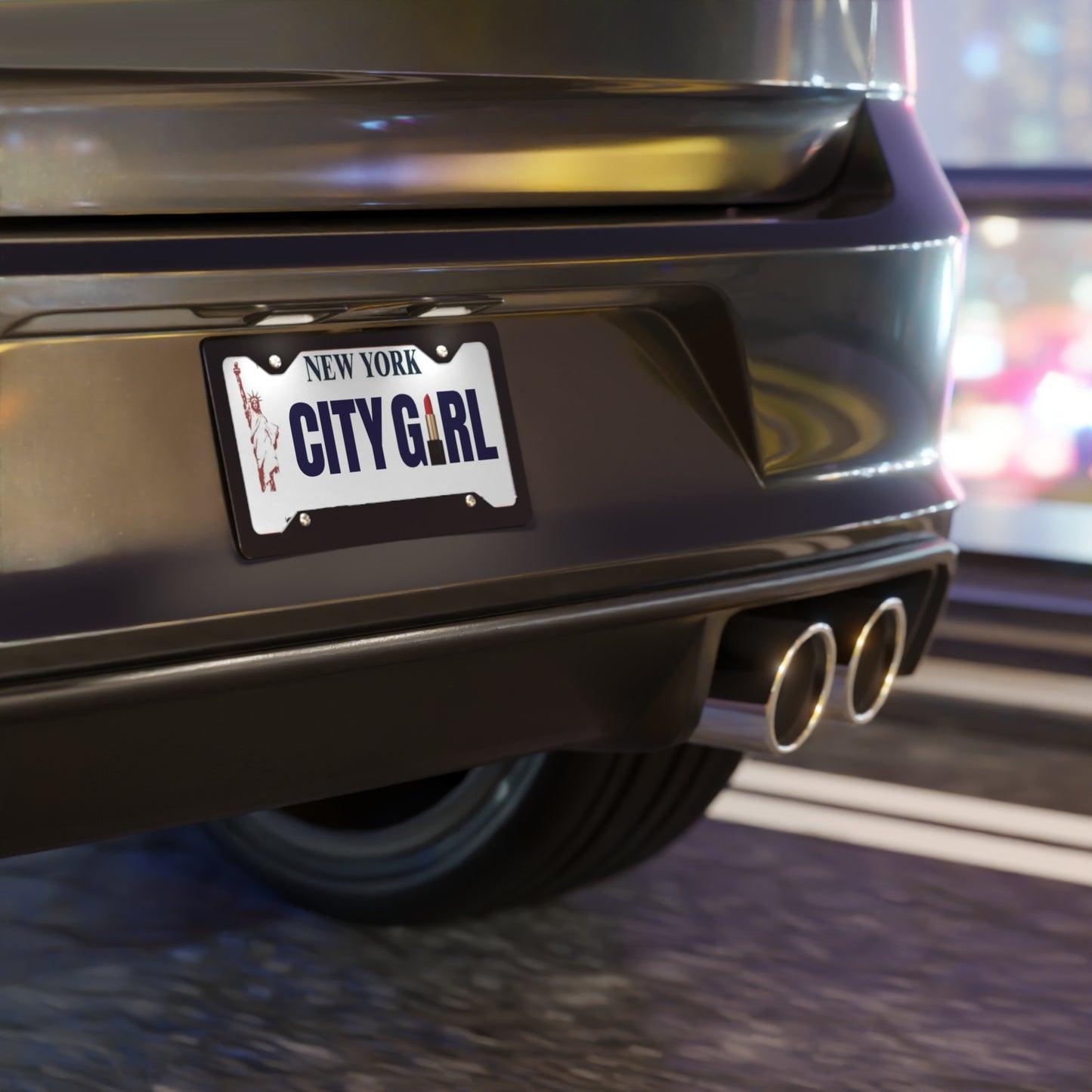 City Girl Vanity License Plate