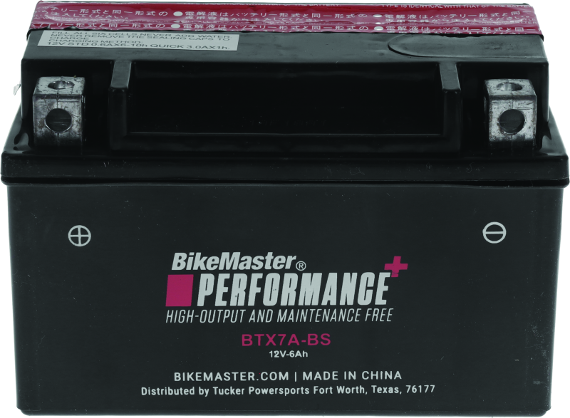 BikeMaster Battery - BTX7A-BS