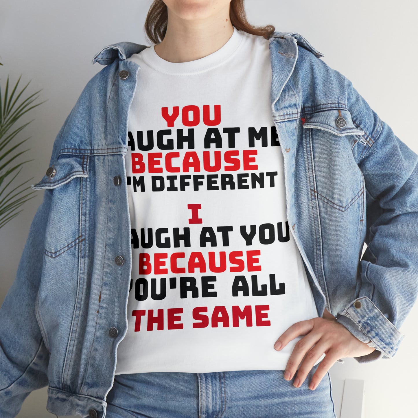 Laugh At Me Unisex Heavy Cotton Tee