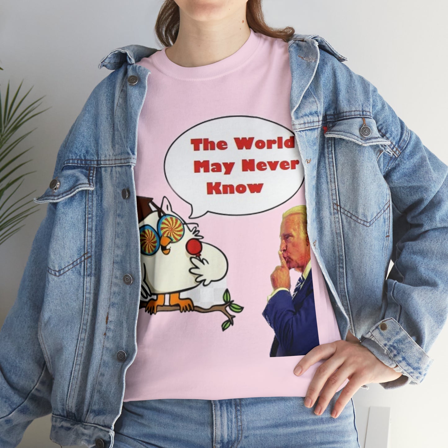 Biden Secrets The World May Never Know Unisex Heavy Cotton Tee