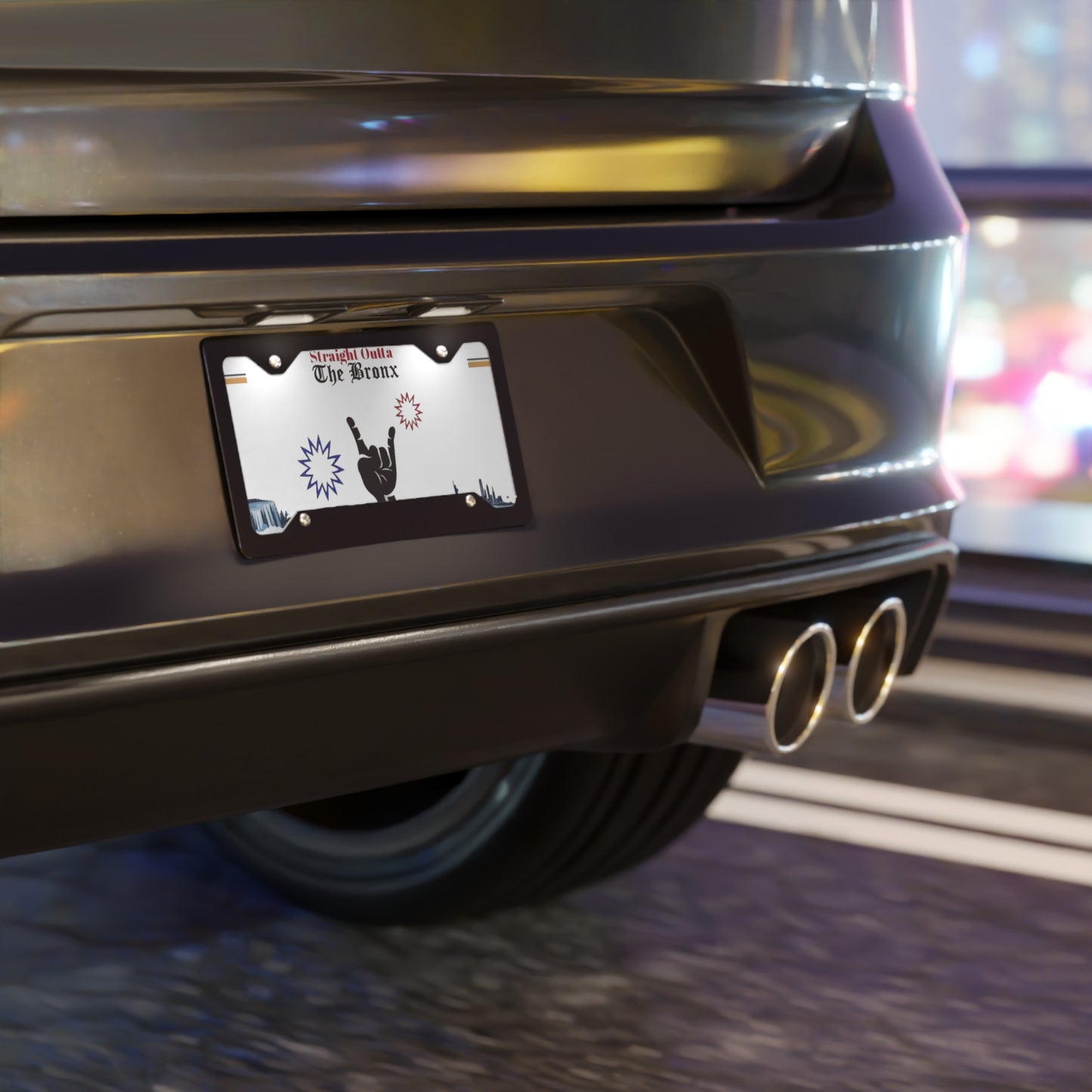 Straight Outta The Bronx Vanity License Plate