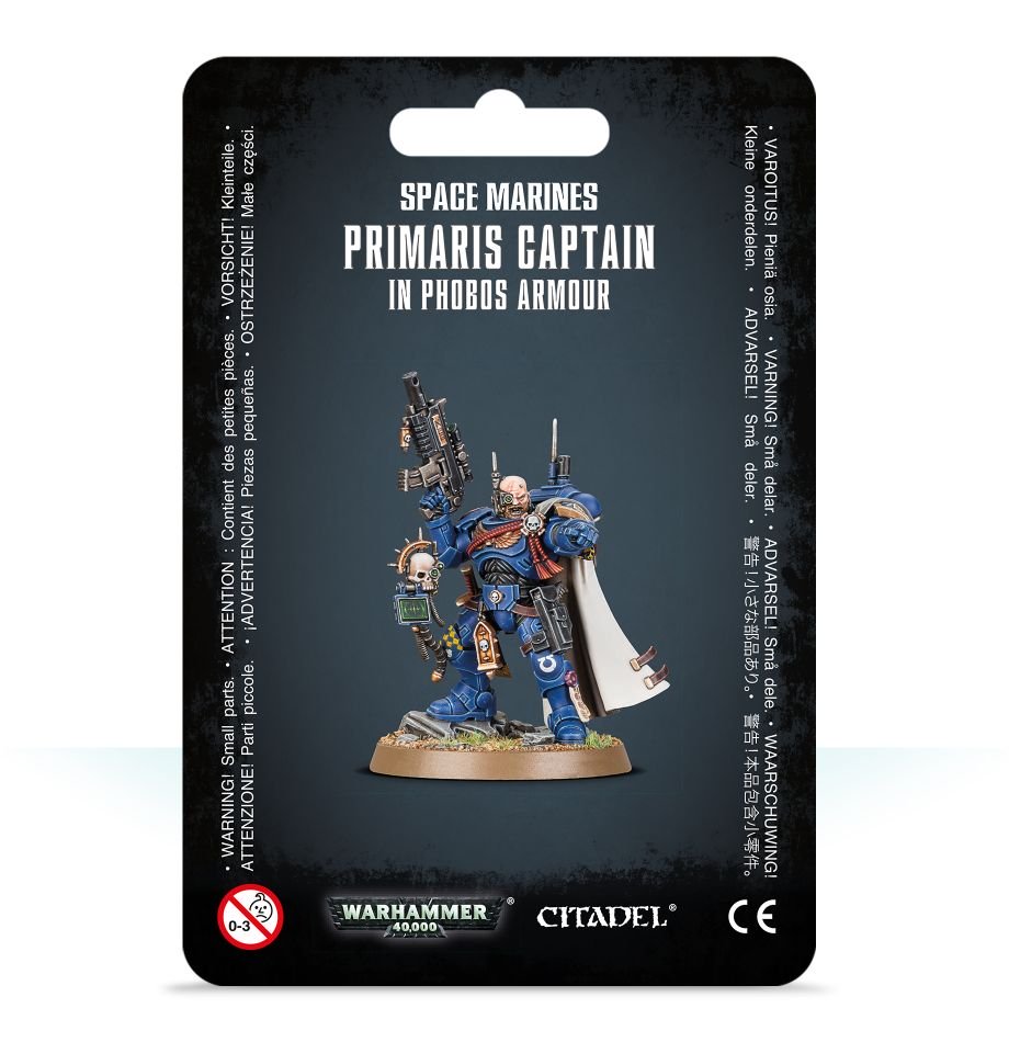 Warhammer 40K: Space Marines - Primaris Captain in Phobos Armour
