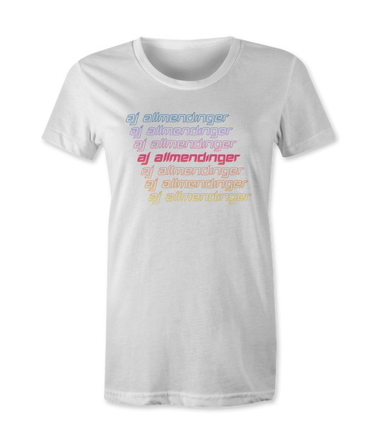 AJ Allmendinger - Sunset Name Women's T-Shirts