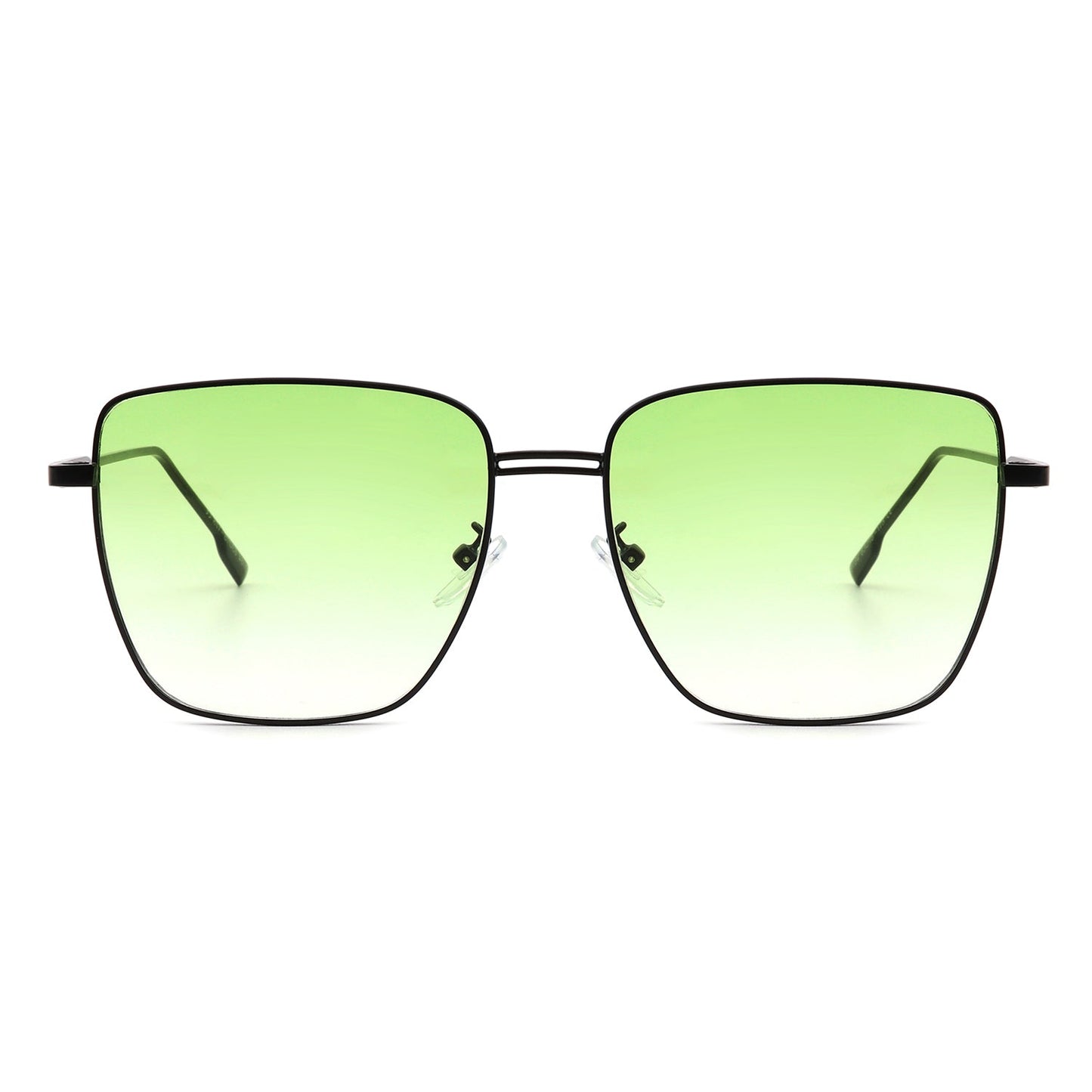 Eskuitan | Women Square Metal Oversize Fashion Sunglasses