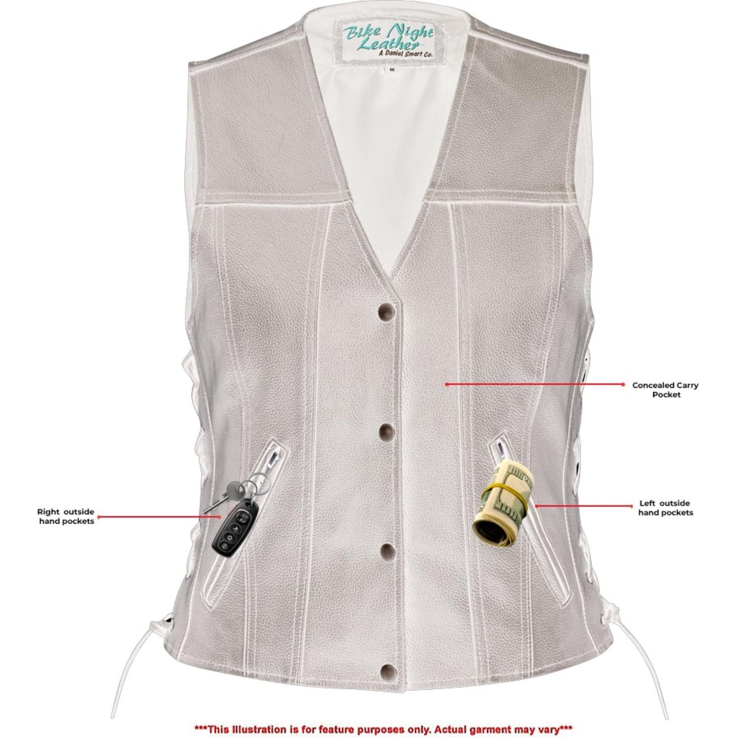 DS Her Miles Single Panel Concealment Vest