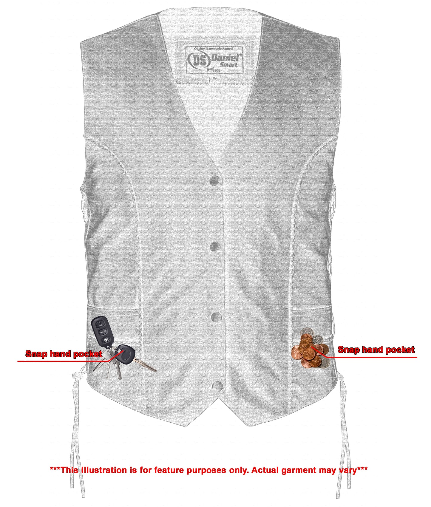 Xray View Women's Ultra-Thin Braided Vest