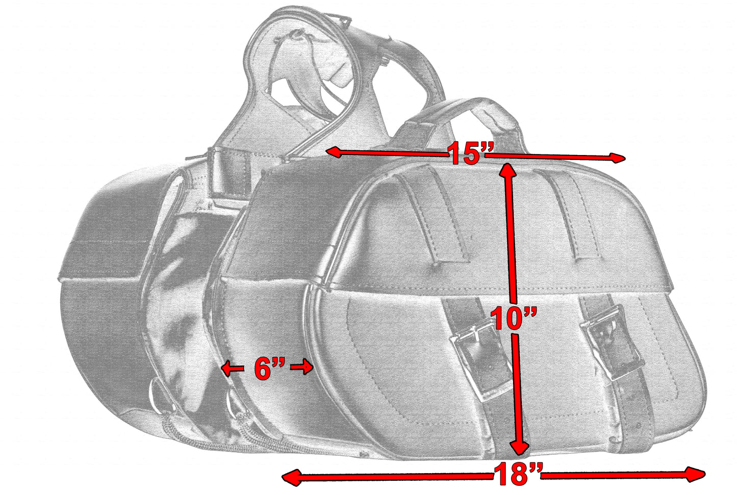 DS Two Strap Saddle Bag