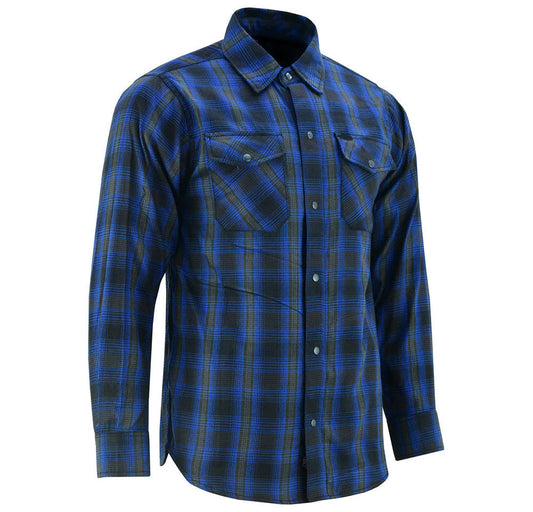 DS Flannel Shirt - Daze Blue and Black