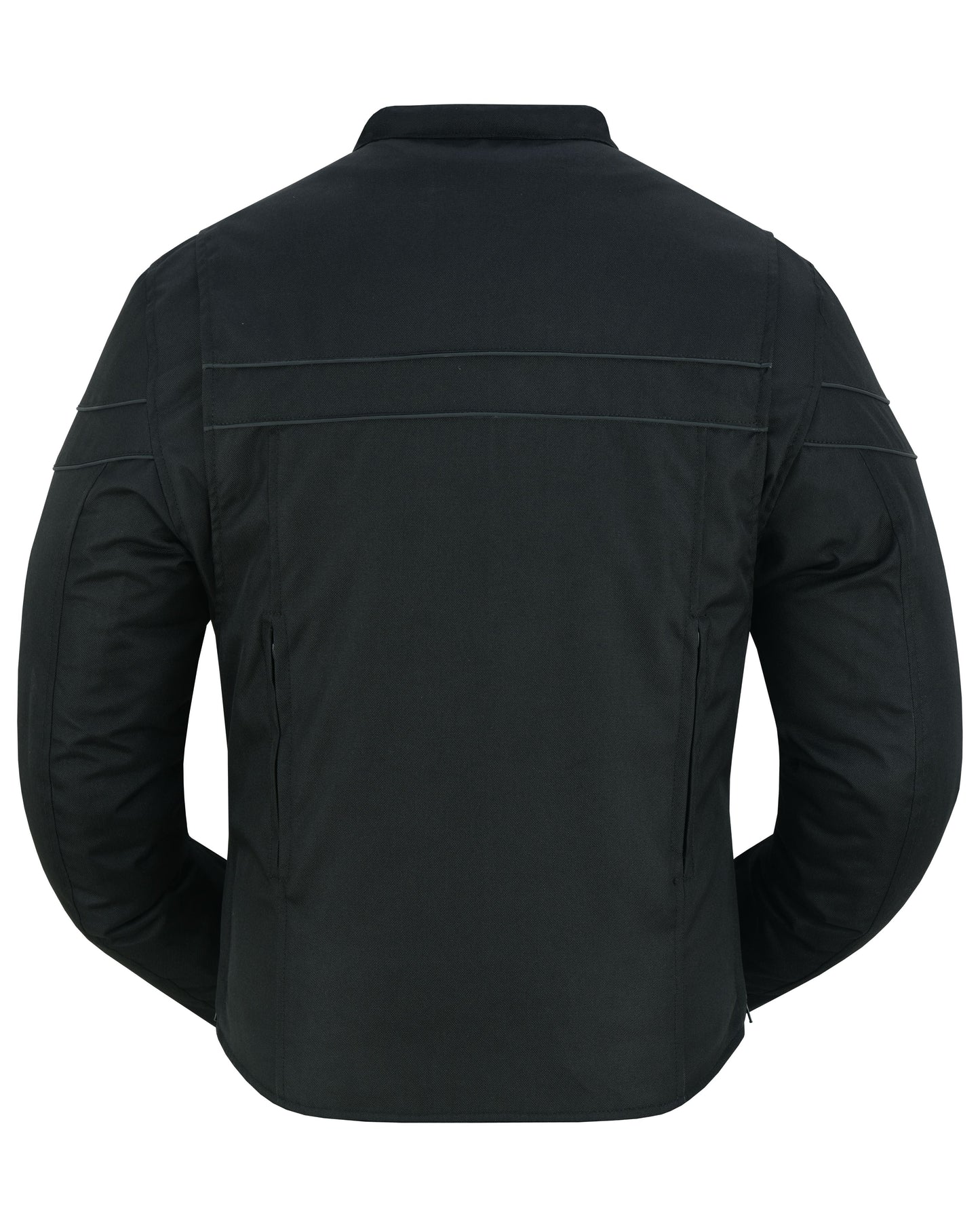 DS All-Season Men's Textile Motorcycle Jacket with Reflective Stripes