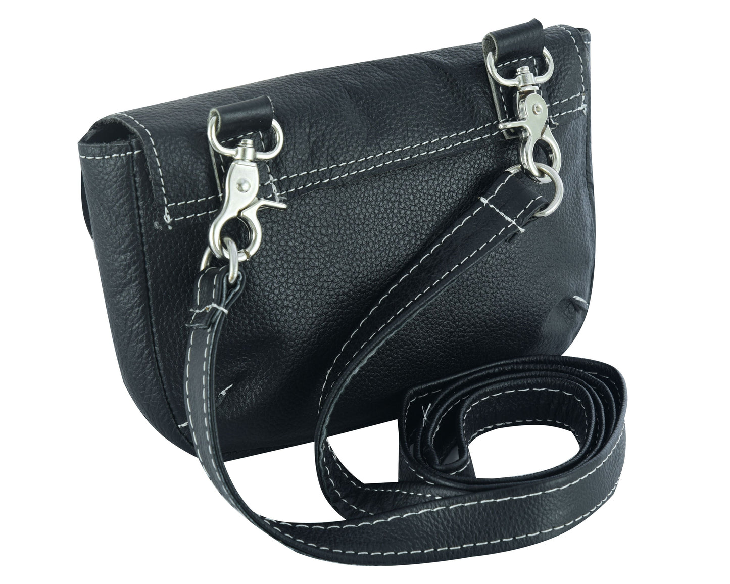 Back View Women's Belt Loop Clip Purse