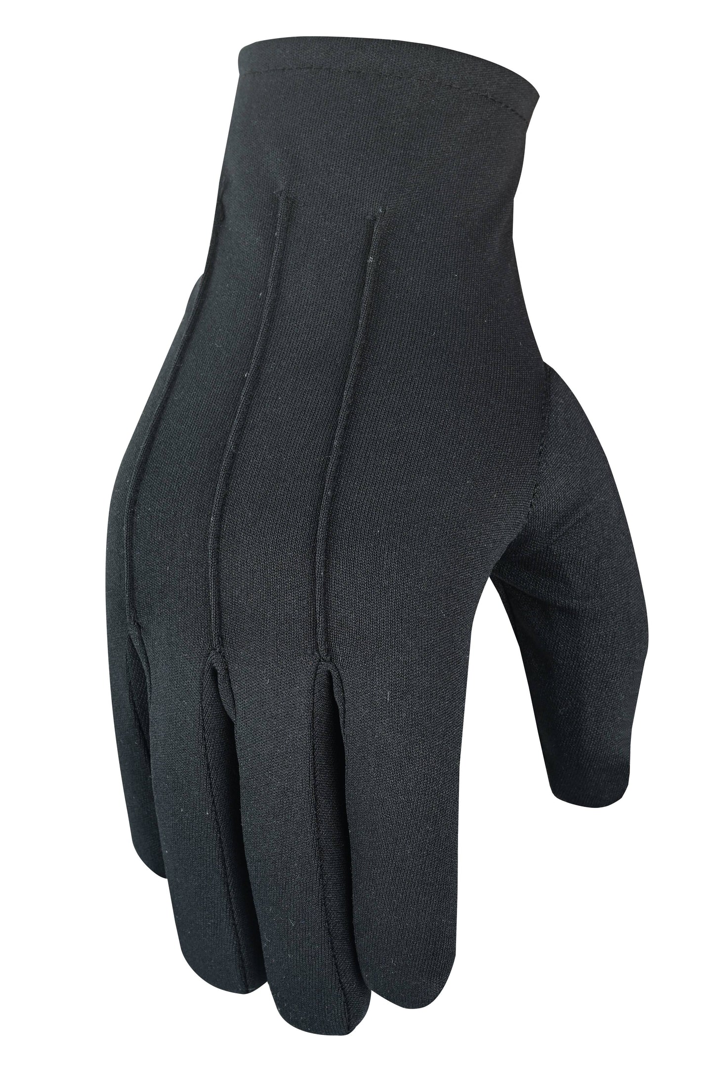 Top View Dark Tie Black Formal Tuxedo Glove
