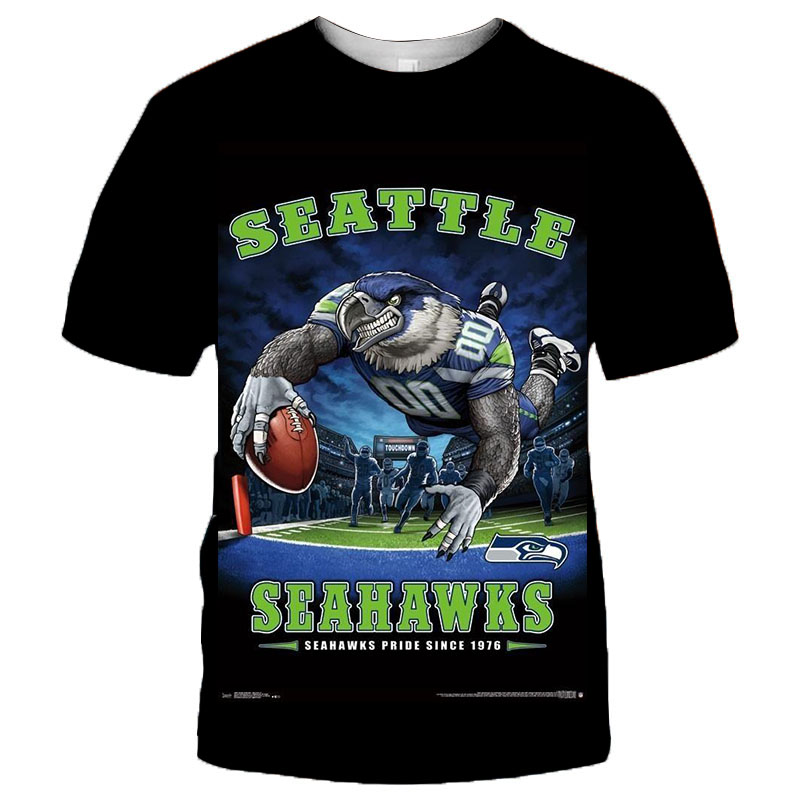 Oversized Sport Black Football Teams Unisex T Shirts