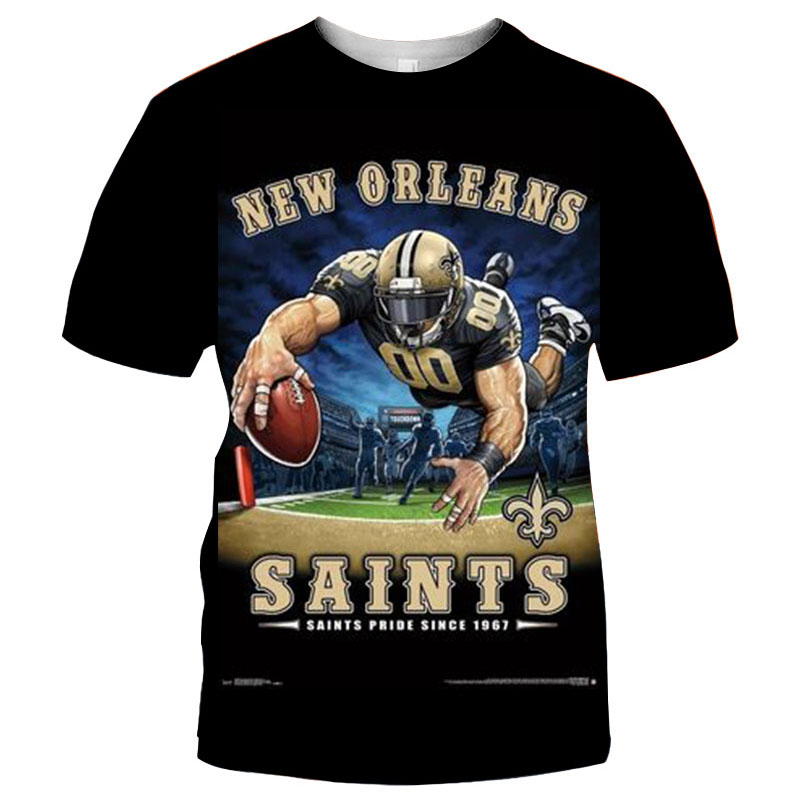 Oversized Sport Black Football Teams Unisex T Shirts