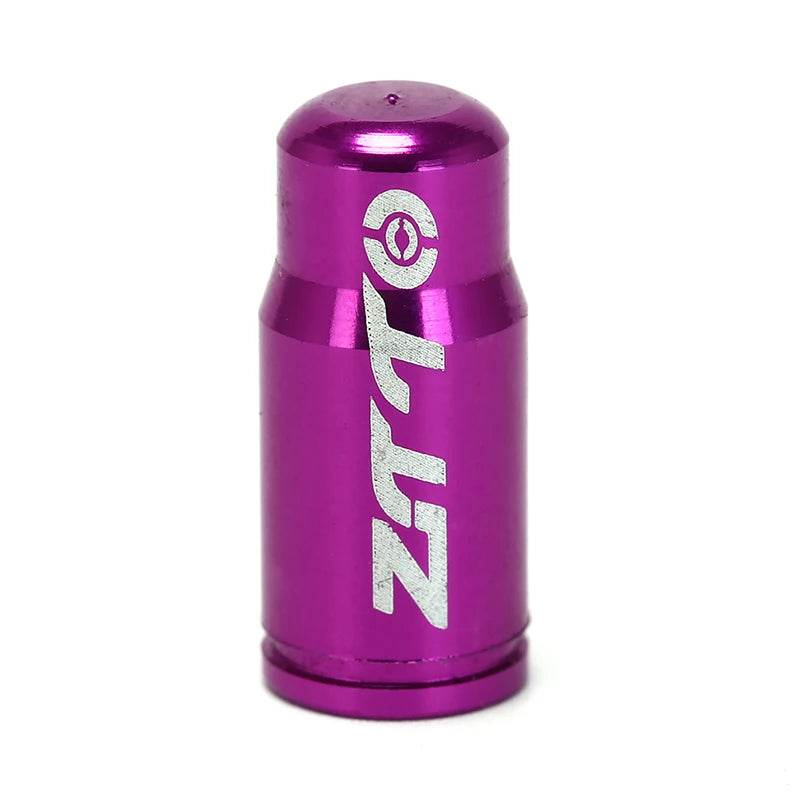 Purple cylindrical valve cover with 'Zeta' branding on a white background